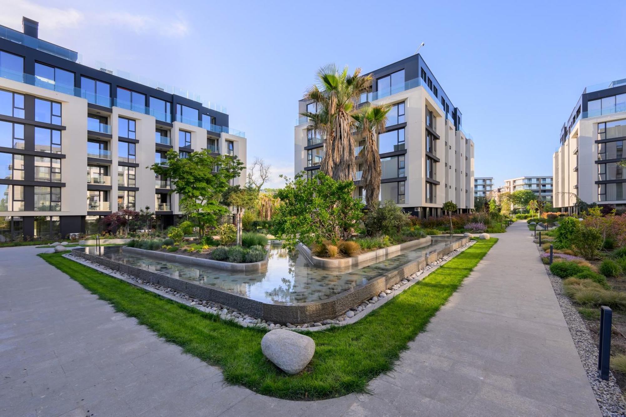 Апартамент Boho Sea View One-bedroom Pool &