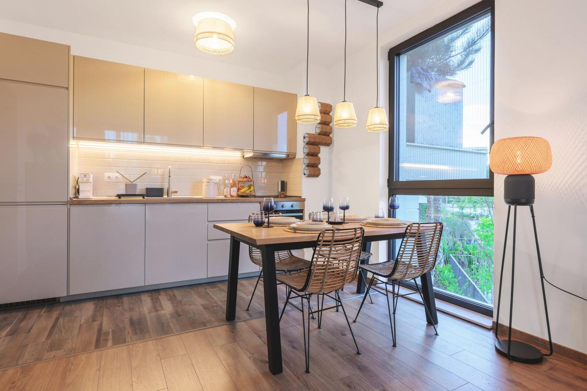 Boho Sea View One-bedroom Pool & Апартамент
